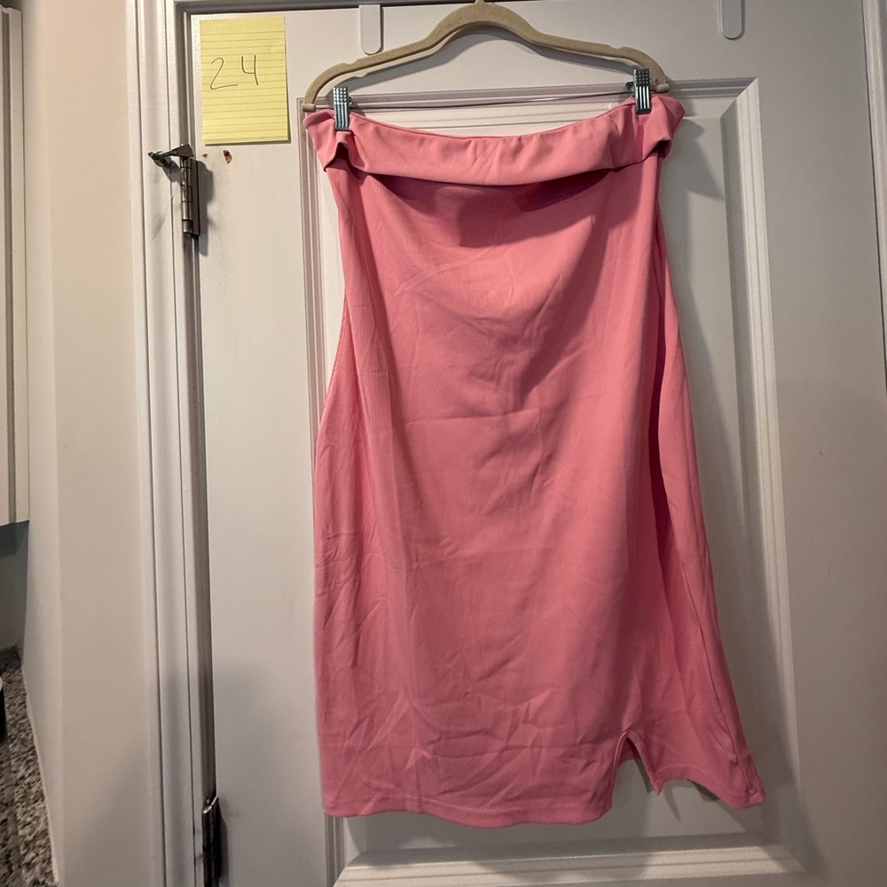 Pink High Wasted Skirt
